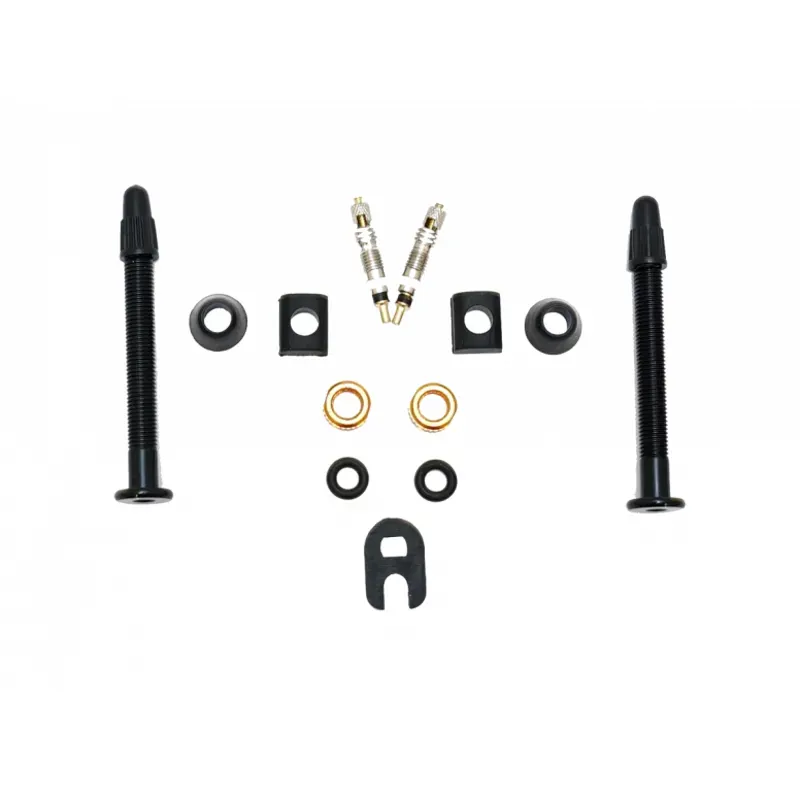 VersaValve Valve Stems Retail Kit 80mm - Pair Black