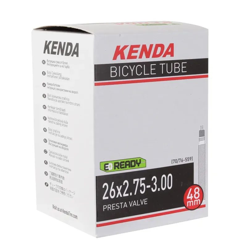 Kenda 26x2.75-3.0-inch PV 48mm Butyl Schrader Tube in Black
