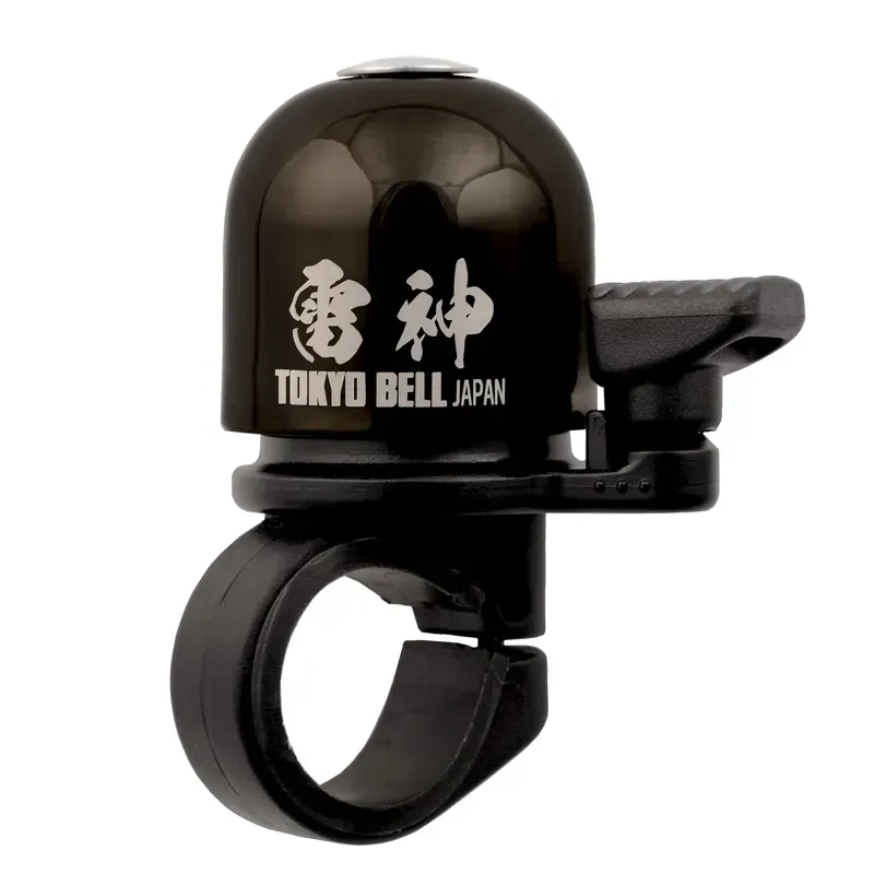 Mirrycle Raijin Brass Bell in Gloss Black/Silver