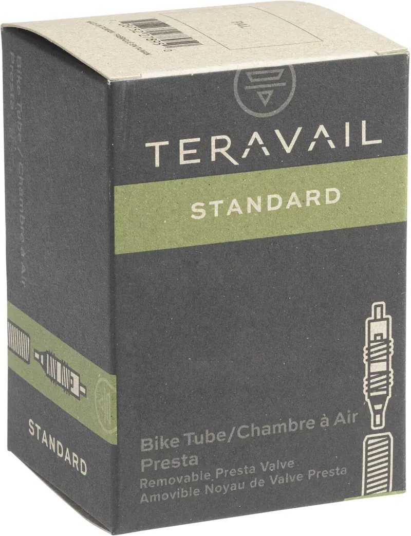 Teravail Standard Presta Valve Inner Tube - 16x1.25-1.90-inch 32mm