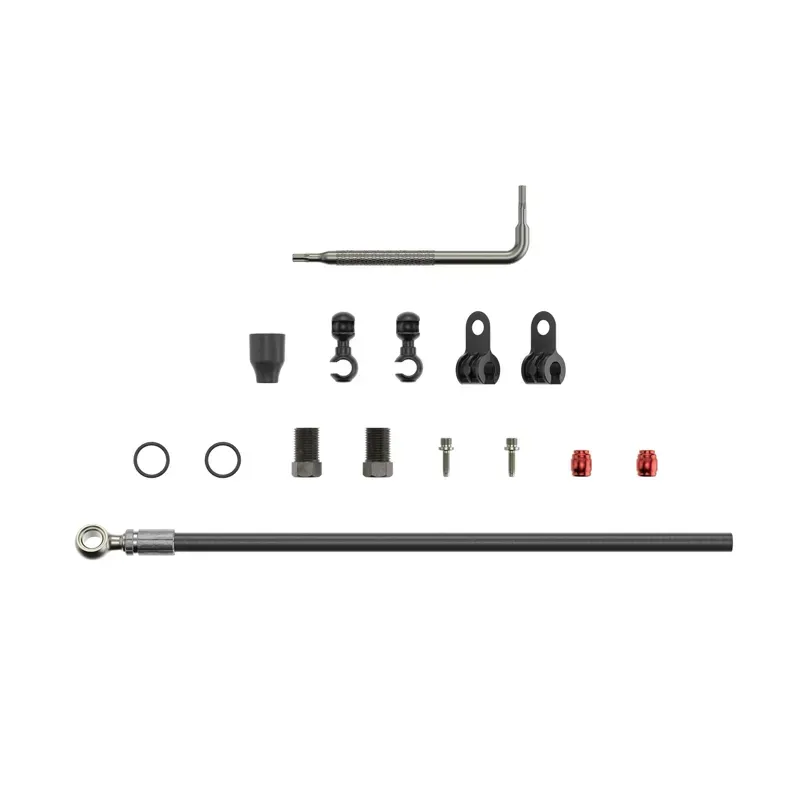 SRAM Silver Banjo Disk Brake Hydraulic Hose Kit in Black