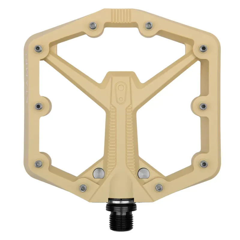 Crankbrothers Stamp 1 Gen 2 Small 9/16-inch Platform Pedals in Sand